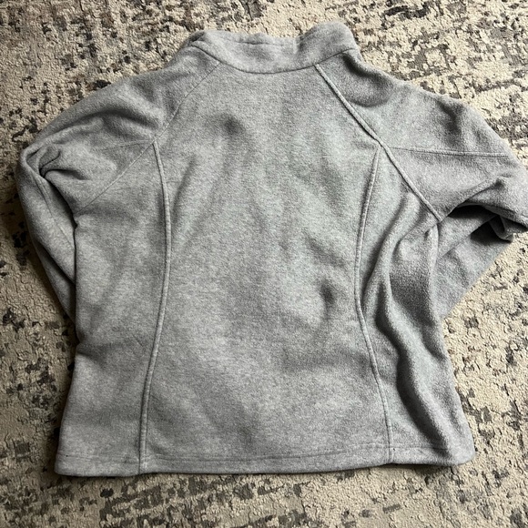 Columbia Light Gray Full-Zip Fleece Jacket - Picture 5 of 6